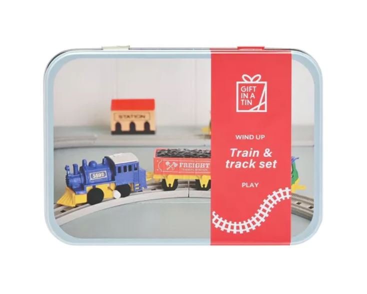 Apples To Pears Gift In A Tin Wind Up Train Set Little Whispers