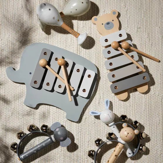 Bambino Wooden Music Set (4pc) - Little Whispers