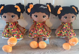 Bibinee Mabel Doll (Ankara) Soft Plush Ethnic Doll (Due End of May) can pre-order - Little Whispers