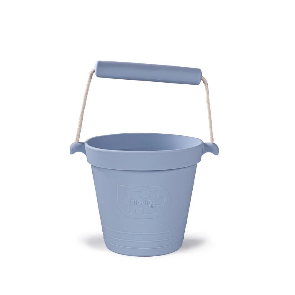 Bigjigs Dove Grey Eco Bucket, Spade and Flyer Set - Little Whispers