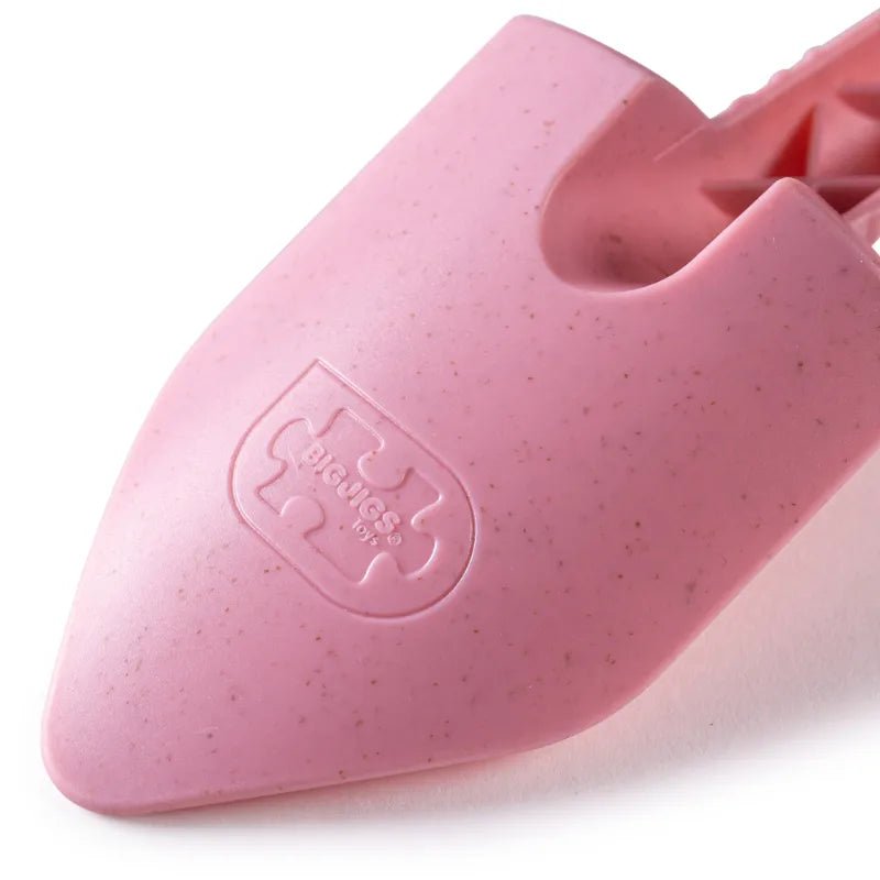 Bigjigs Pink Beach Bundle, Silicone Watering Can, Sand Moulds and Spade Set - Little Whispers