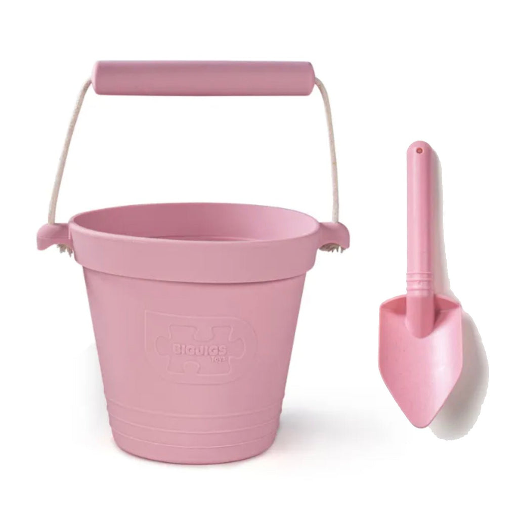 Bigjigs Pink Eco Bucket and Spade - Little Whispers