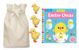 Busy Easter Chicks Story Sack with 3 Puppet Company Finger Puppet Chicks - Little Whispers