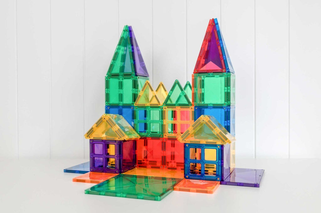 Connetix Tiles Magnetic Building Set - 102 Piece Creative Pack Rainbow - Little Whispers