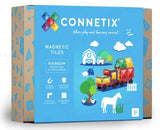 Connetix Tiles Magnetic Building Set - Motion Pack 24 Piece Rainbow - Little Whispers