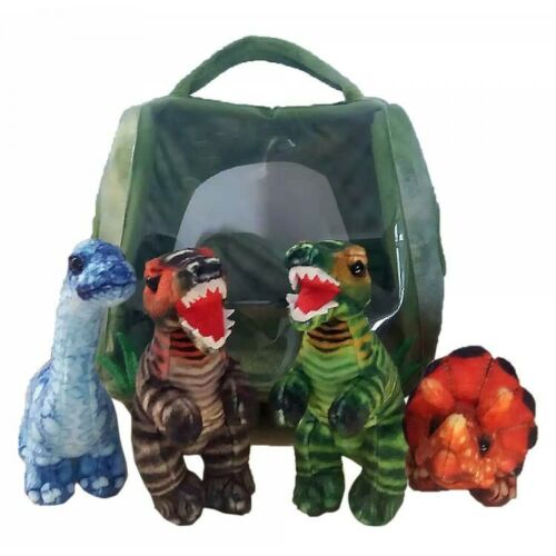 Dinosaurs Story Sack with Puppet Company Hideaway House - Little Whispers