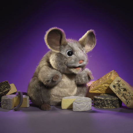 Folkmanis Grey Mouse Hand Puppet (Coming Soon) - Little Whispers