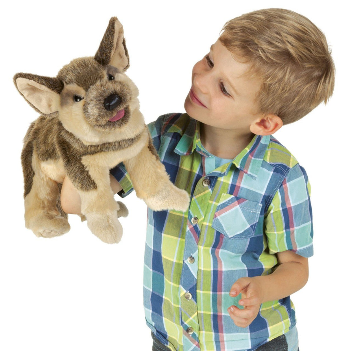 Folkmanis Large German Shepard Puppy Hand Puppet (Coming Soon) - Little Whispers