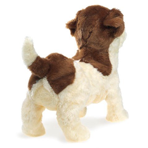 Folkmanis Large Jack Russell Terrier Hand Puppet (Pre-Order Yours Now) - Little Whispers