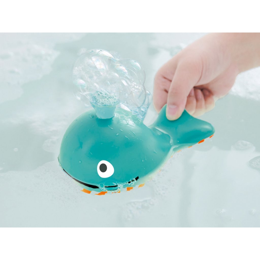 Hape Bubbling Whale Bath Toy - Little Whispers