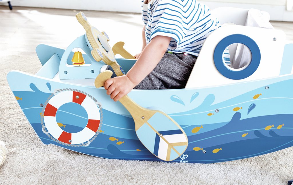 Hape Captain s Rocking Boat Direct Shipping UK Only