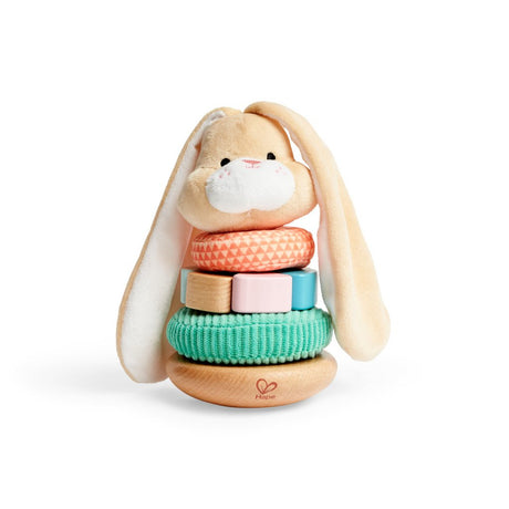 Hape Soft Bunny Stacker Baby Toy - Little Whispers