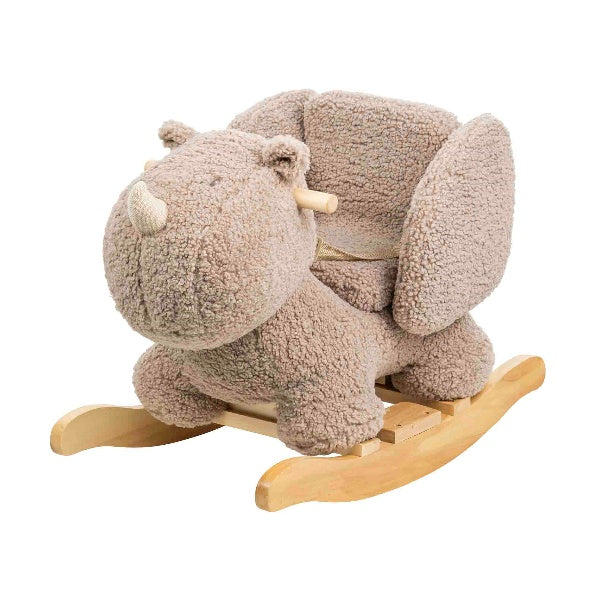 Nattou Taupe Rocker Rhino Ecru (Direct Shipping)