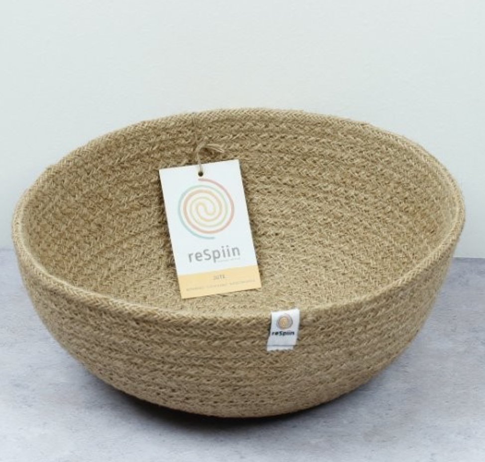 Jute Large Natural Basket - Little Whispers