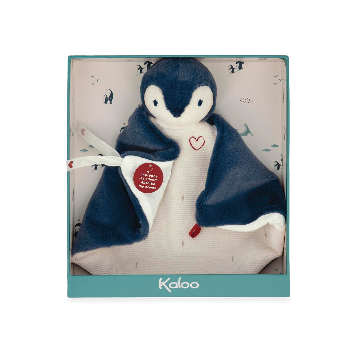 Kaloo Doudou Penguin Blue K212003 - Little Whispers