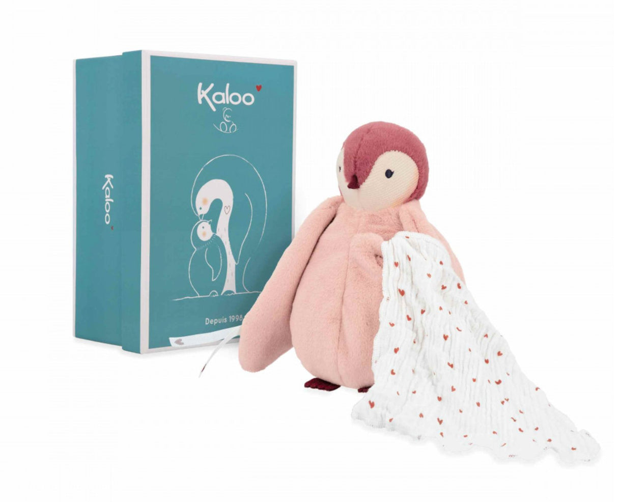 Kaloo Kissing Plush Penguin Pink (damaged box) - Little Whispers