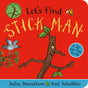 Let's Find Stick Man Board Book (small cracks on spine) - Little Whispers