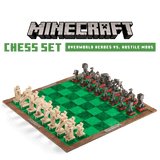 Minecraft Chess Set – Overworld Heroes vs. Hostile Mobs (Coming Soon) - Little Whispers