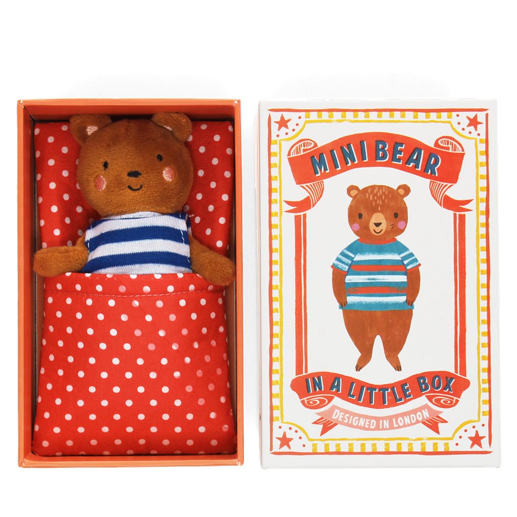 Mini Bear in a Little Box soft toy