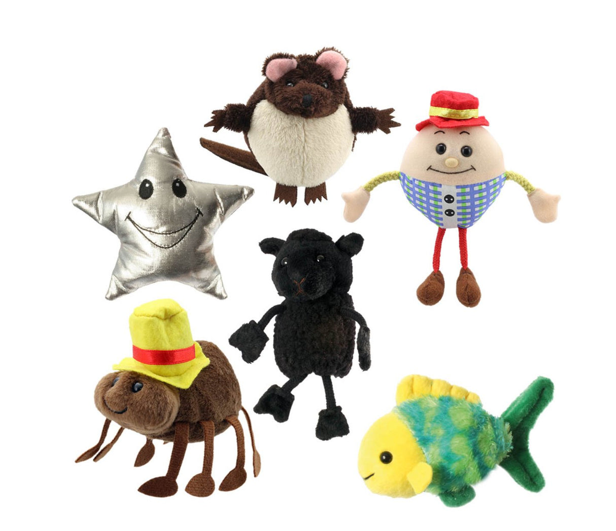 Nursery Rhyme Story Sack with Puppet Company Finger Puppets - Little Whispers