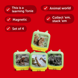 Pocket Tonie Animal World: Animals of Africa Audio Clever Pocket Tonie Set (Available from 20th January Pre - order from 13th January) - Little Whispers