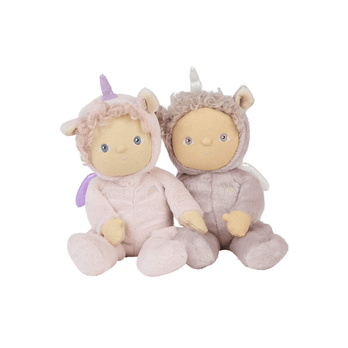 *PRE - ORDER* Ollie Ella Dinky Dinkum Dolls Una Unicorn, Pink (DUE EARLY OCT) - Little Whispers