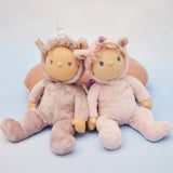 *PRE - ORDER* Ollie Ella Dinky Dinkum Dolls Una Unicorn, Pink (DUE EARLY OCT) - Little Whispers