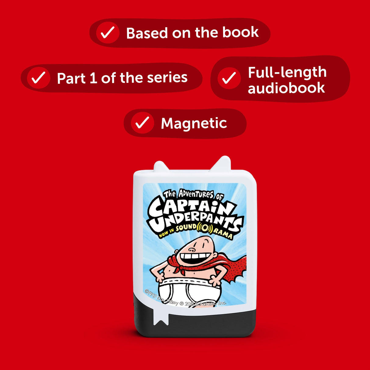 *PRE - ORDER* Pocket Tonie The Adventures of Captain Underpants (Available approx 24 October) - Little Whispers