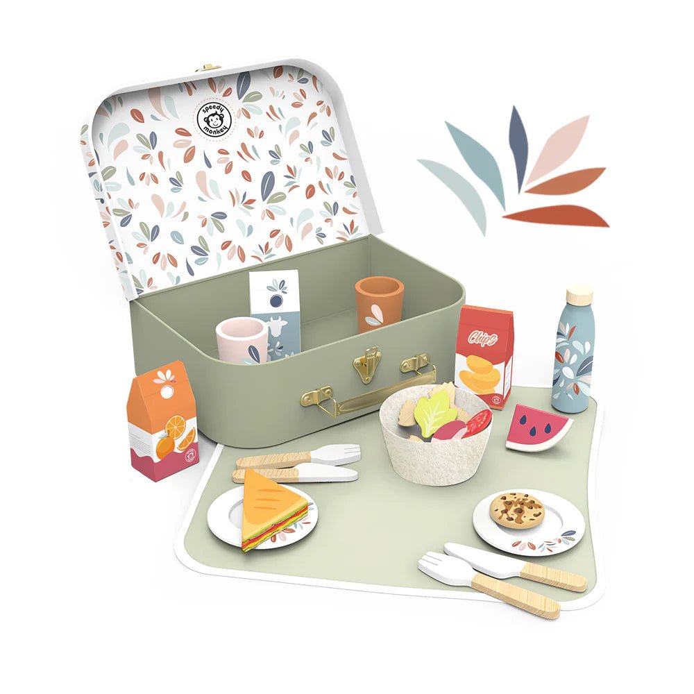 *PRE - ORDER* Speedy Monkey Picnic Basket (Coming Soon) - Little Whispers