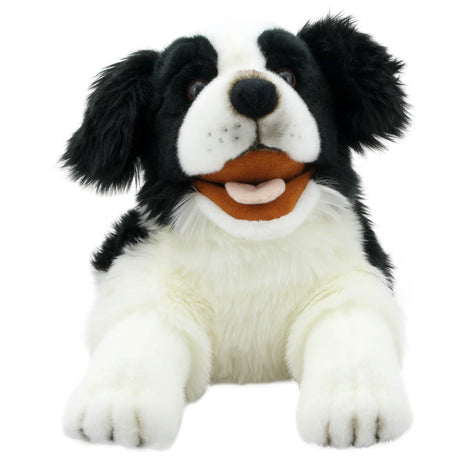 Puppet Company Border Collie Playful Puppy Puppet - Little Whispers