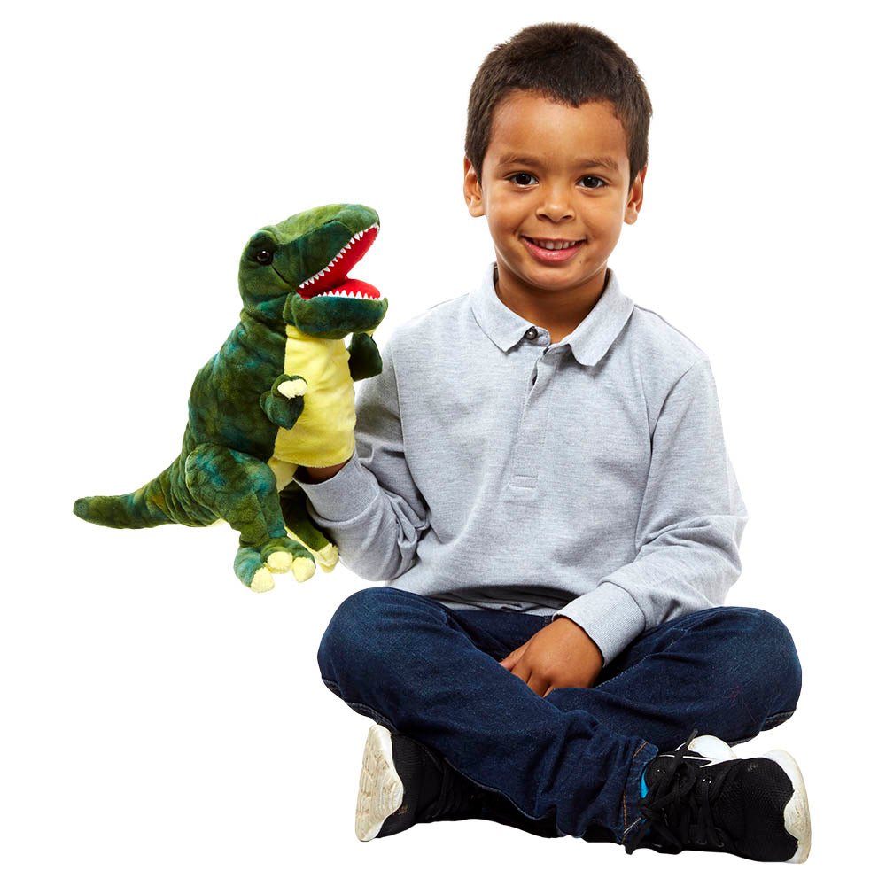 Puppet Company T - Rex – Baby Dinos Soft Toy Hand Puppet - Little Whispers