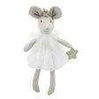 Puppet Company White Wilberry Ballerina Mouse - Little WhispersWilberry Mice in a Suitcase