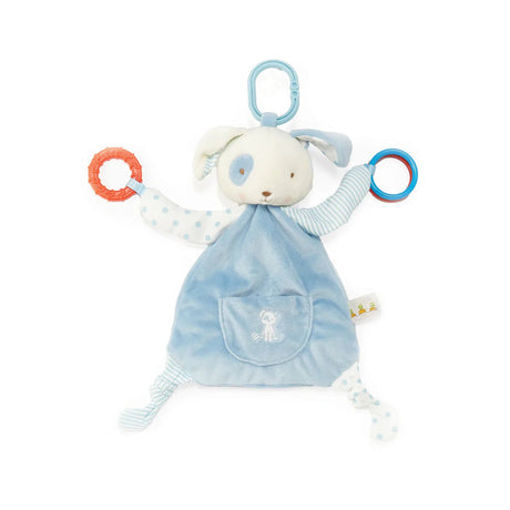 Skipit Blue Dog Activity Baby Toy Comforter and Teether - Little Whispers