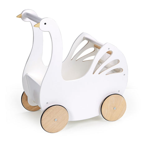 Tenderleaf Toys Sweet Swan Pram (Direct Shipping) - Little Whispers