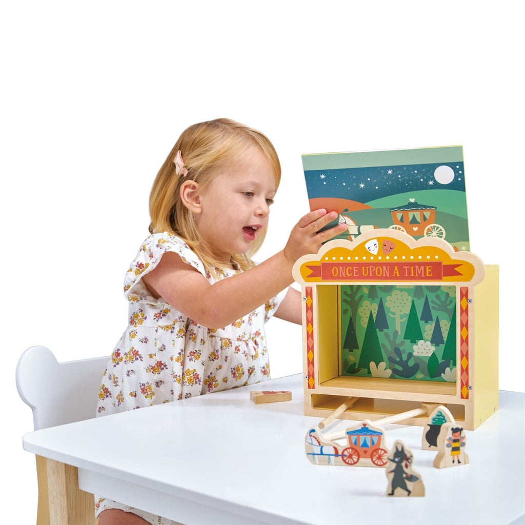 Tenderleaf Toys Wooden Tabletop Theatre (Direct Shipping) - Little Whispers