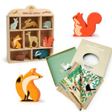 Tenderleaf Woodland Animal Shelf & Woodland Book Bundle (Direct Shipping) - Little Whispers