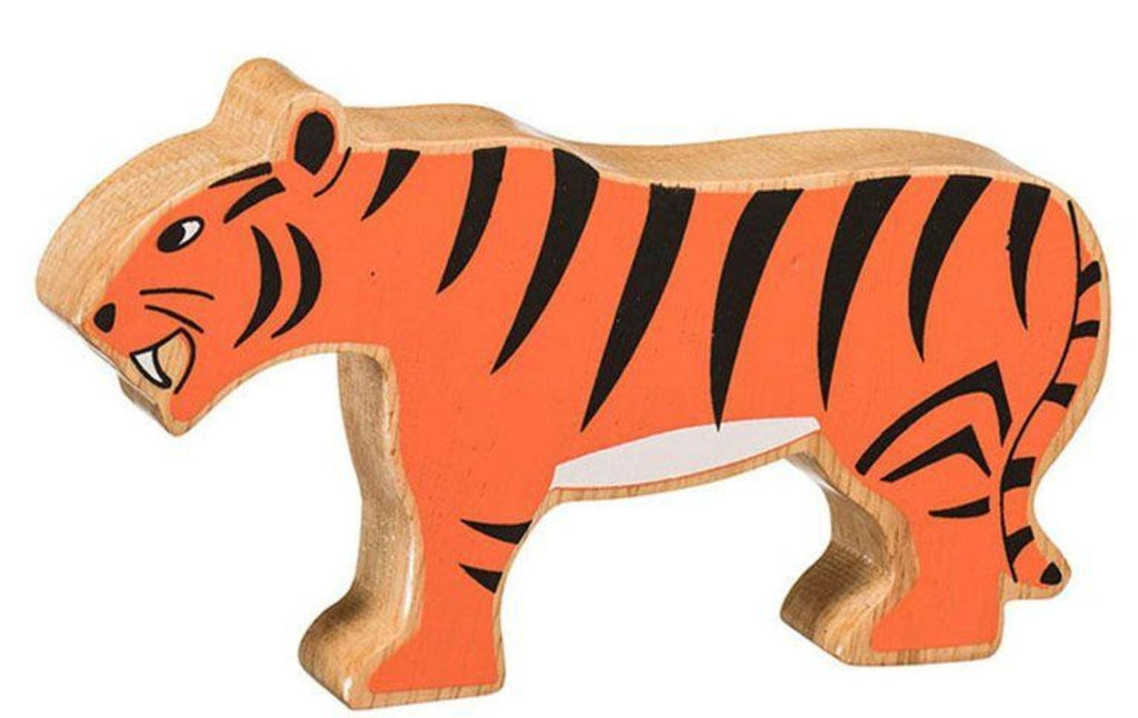 The Tiger Who Came to Tea Story Sack with Wooden Lanka Kade Tiger - Little Whispers
