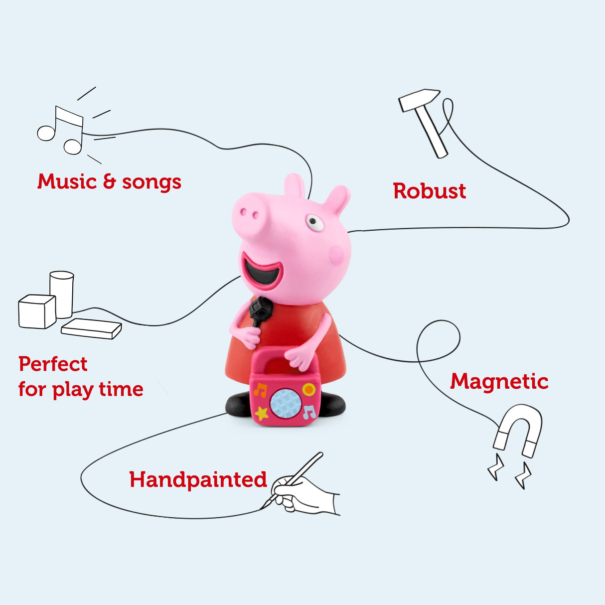 Tonies Audio Character - Peppa Pig My First Album Tonie - Little Whispers