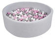 Velinda Large Round Grey Ball pit + 600 Balls (Direct Shipping Item - UK Only) - Little Whispers