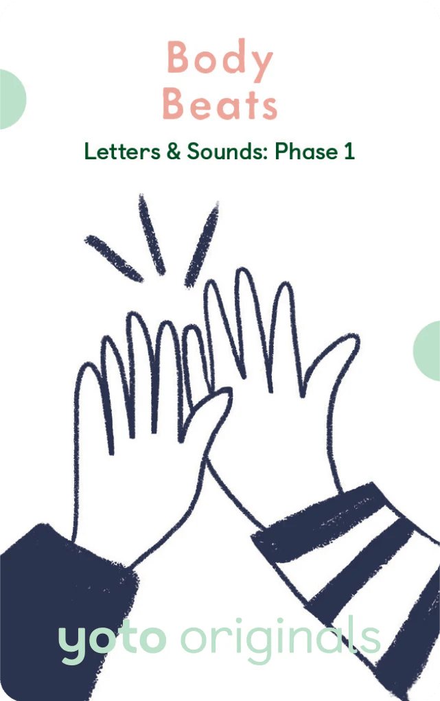 Yoto Phonics Letters and Sounds Phase 1 Audio Cards - Little Whispers