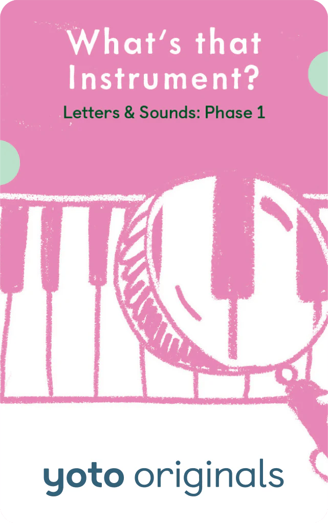 Yoto Phonics Letters and Sounds Phase 1 Audio Cards - Little Whispers