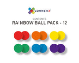 12 Pc Rainbow Replacement Ball Pack - Little Whispers