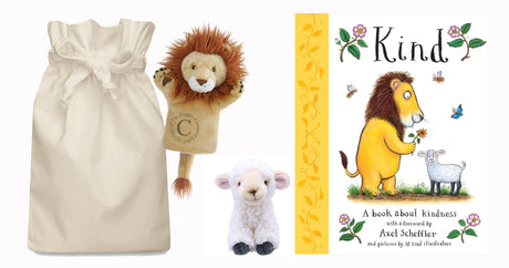 A Story Sack about Kindness with Hand Puppet and Soft Toy - Little Whispers