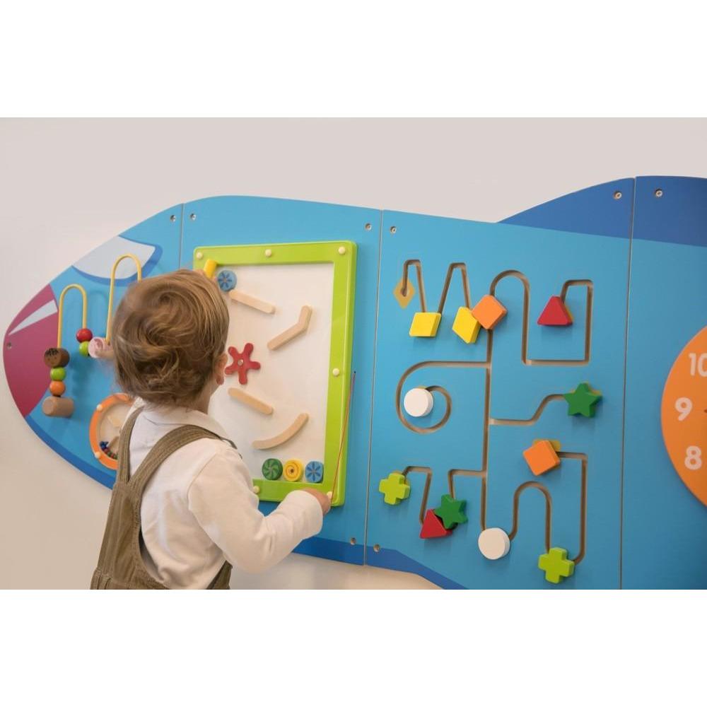 Aeroplane Wall Activity Panel - Little Whispers