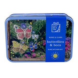 Apples To Pears Gift In A Tin Butterflies & Bees Suncatcher Kit - Little Whispers