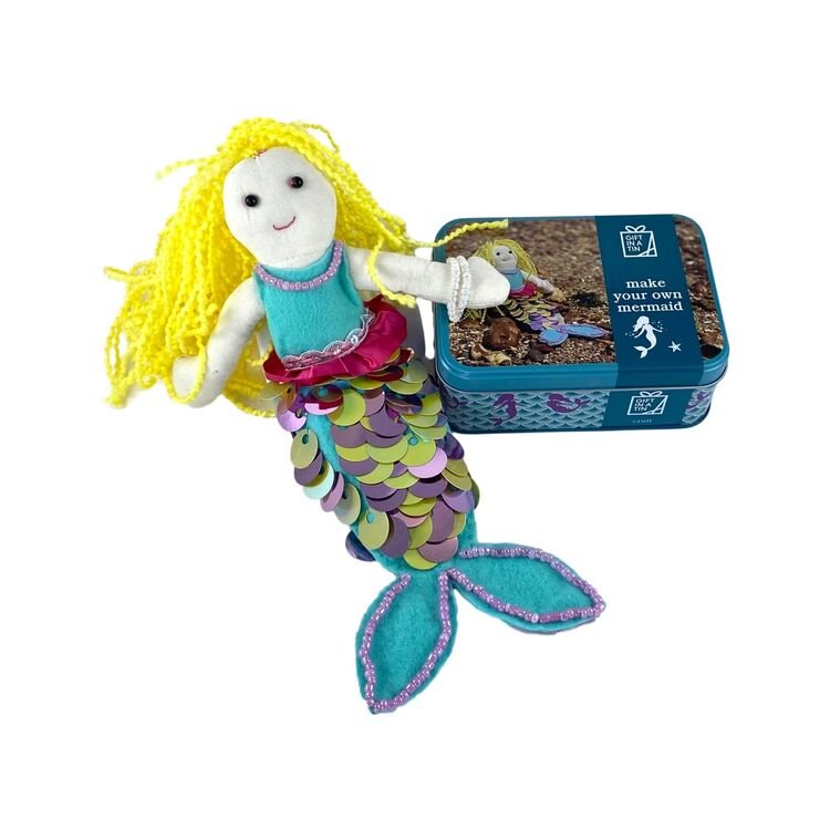 Apples To Pears Gift In A Tin Make Your Own Mermaid - Little Whispers