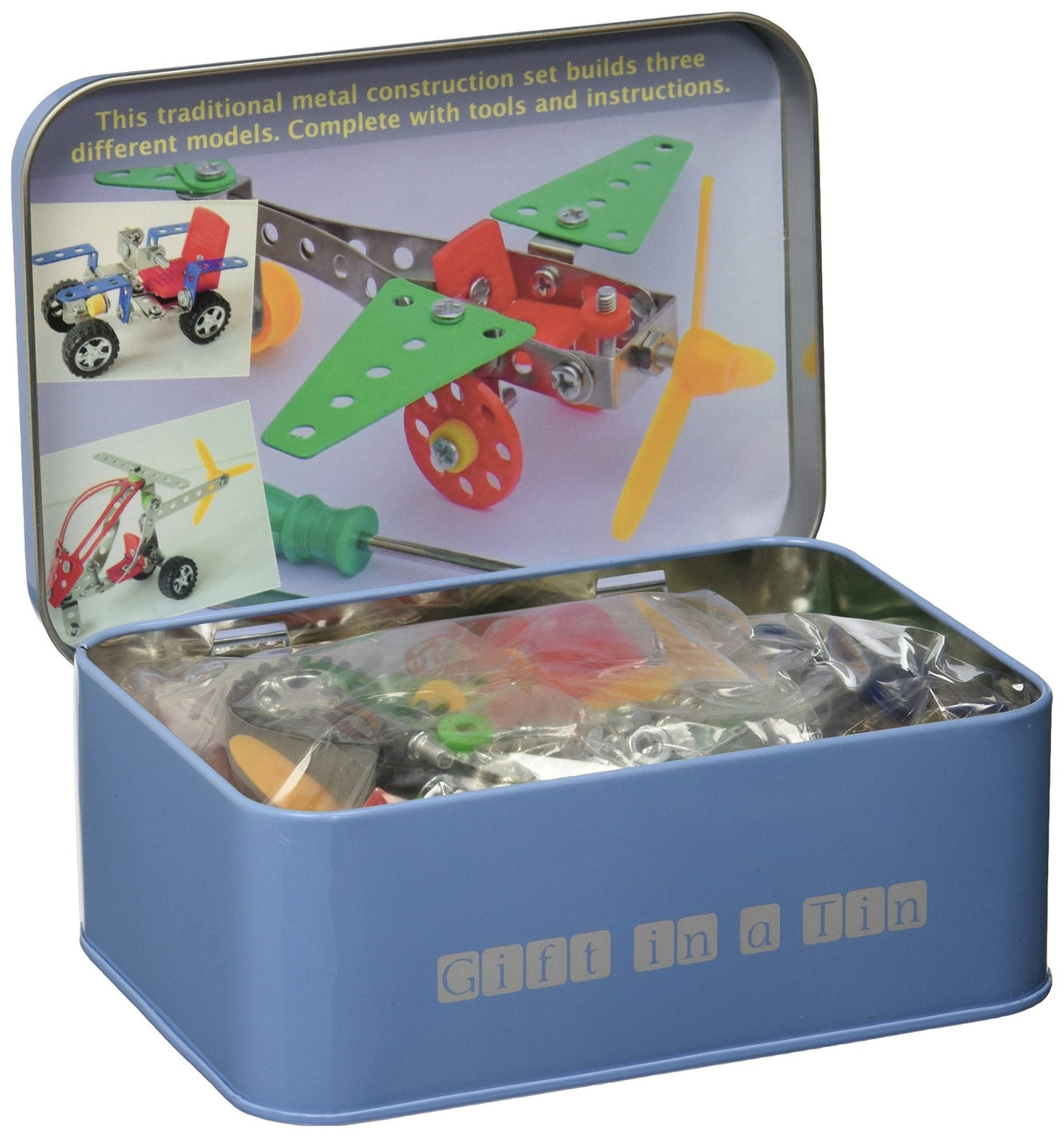 Apples To Pears Gift In A Tin Mini Mechanic Construction Set - Little Whispers