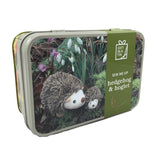 Apples To Pears Gift In A Tin Sew Me Up Hedgehog & Hoglet - Little Whispers