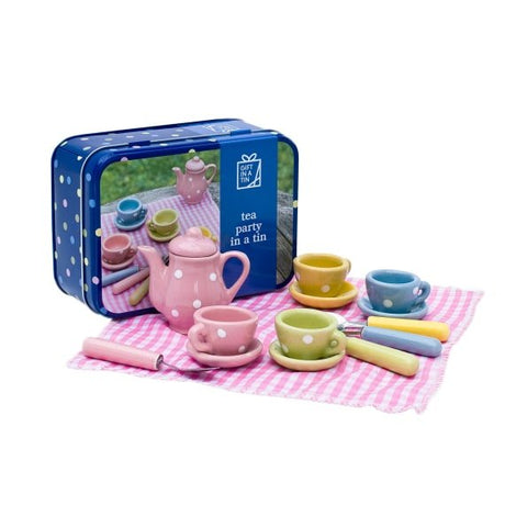 Apples To Pears Gifts In A Tin Tea Party Set - Little Whispers