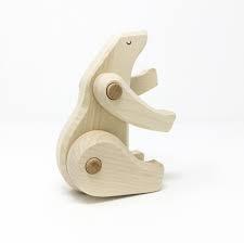 Bajo Wooden Jointed Polar Bear - Little Whispers